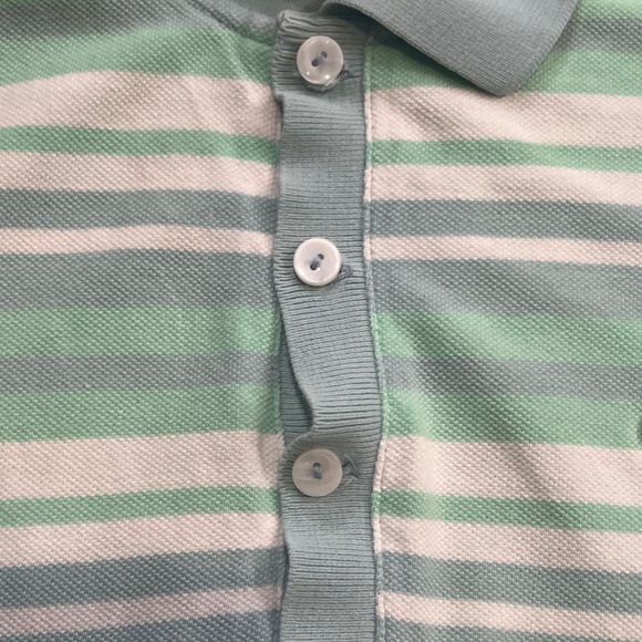 Lacoste Mens Striped Polo Shirt Size 7 (XXL) - Picture 6 of 10